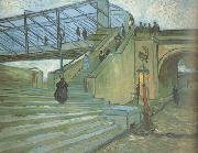 Vincent Van Gogh The Trinquetaille Bridge (nn04) china oil painting reproduction